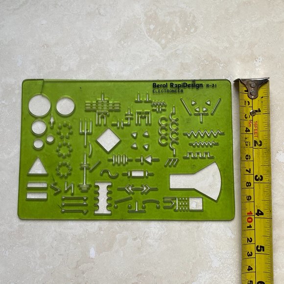 3/$20, 4 Pieces Geometric Drawings Templates Measuring Rulers for School Office - Picture 8 of 10